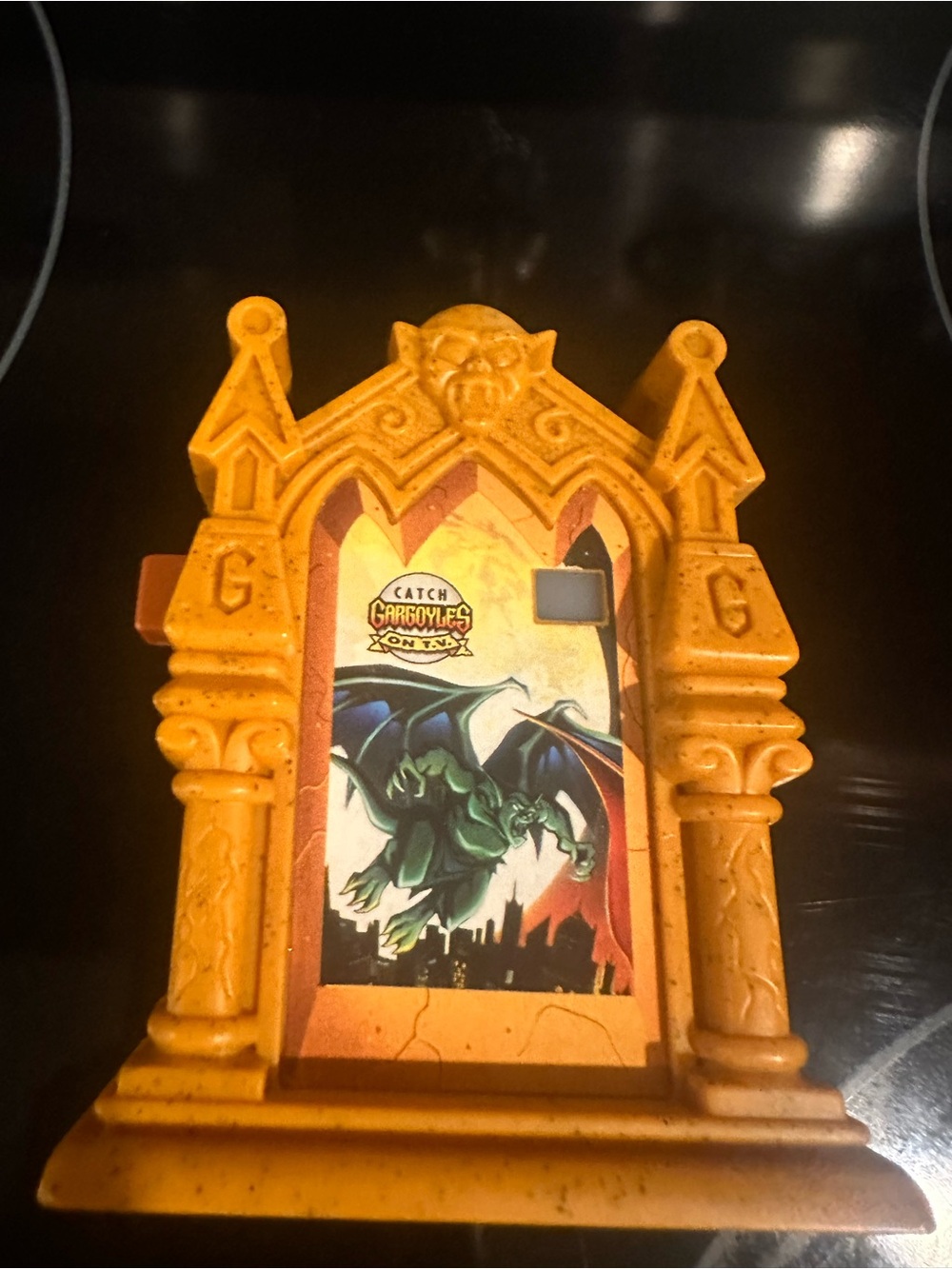 Vintage 1995 Disney Gargoyles Castle Mini Viewer Burger King Kids Club Meal Toy
